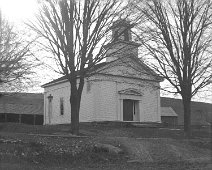 011 Allentown Methodist Church; long before the Main Road was realigned and the basement level of the Church building redone.