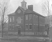 014 Allentown Union Free School. Appears nearly completed with only cleanup required. Photo ca.1904, the year the building was finished.
