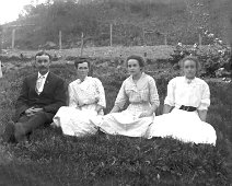 029 replies........ Jesse and Sarah Doutt Withey and daughters Bessie and Ina. Probably Witheytown. Submitted by Dr. William Paquette.