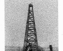 Sloan Drilling Rig Unknown by Bev, but, probably one of the early drilling rigs on the lease that John Sloan operated for many years, actually, decades.