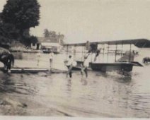 004-Plane_from_Unknown_Lake "Airplane being pulled from a lake; unknown lake, unknown people. This was attached in same bundle of photos that I received from my Mother."--Ward Guild