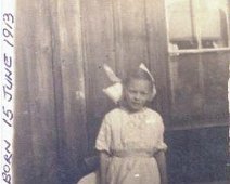 Ruth Ingalls as a young girl b. 15 Jun 1915; photo date unknown; from Ward Guild