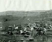 Allentown 1 Allentown East View (Left half of big picture) Shows Methodist Church, IOOF Hall, School Property (Later to become Mildred's Diner