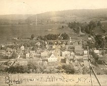 AllentownBirdeyeView-5-16-1908-CraigBraackCollection 1908 Postcard View of Allentown from Craig Braack Collection