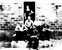 EastSideGarageCrew East Side Garage Crew - Early 1940s Woman in Doorway - Helen Leilous L-R: Wm Baxter, Harold "Red" Leilous. Hardy Potter. Carl Steenrod. Harlan Smith. Courtesy...