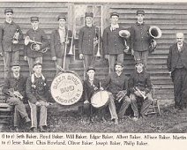 Andover_04 Baker Bros. Band of Andover,NY, Submitted by William A. Greene. BAKER BROTHERS BAND-- The Baker Brothers Band of Andover was a group of self taught musicians...