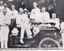 FireDept09 Joseph Hemmer, Lynn Hammond, Arthur Potter (back), Dan Witter (front), Eugene Nobles, Harry Kemp, Winfield S. Calhoun, Park Rogers, Earl Kemp, Clayton Burger,...