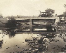 Woodland Bridge First cement, Woodland Bridge, Bridge Construction and wooden bridge were the two bridges just below Joncy. By Robert Dorsey.