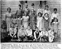 Vosburg_School1935 (Photo from Town of Wellsville Clipping Collection - Town Office, Municipal Building-Wellsville,NY