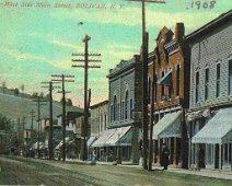 1908WestSideMain-Bolivar Photo Album Page of Ray Payne Curator, Pioneer Oil Museum