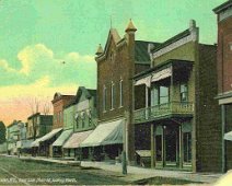 EastSideMain-Bolivar East Side of Main Street, Bolivar, NY. Photo Album Page of Ray Payne Curator, Pioneer Oil Museum