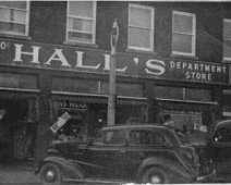 HallsDeptStore Hall's Department Store in Bolivar, NY Photo Album Page of Ray Payne Curator, Pioneer Oil Museum