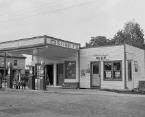 Former Shorts Service & McDonald Grocery-Oramel NY From an old glass negative, & the files of Thelma Rogers Genealogical & Historical Society of Wellsville NY, one of the many Shorts Service Stations which...