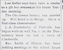 ObiNews0001 Researched & Submitted by Richard Palmer from BOLIVAR BREEZE, May 1, 1896