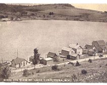 CubaLa10 Birds Eye View of Lake Cuba - Cuba, NY. Thanks to Marlea Ramsey, Carmelita Butts & Hinkle Library of Alfred, for sharing these postcards of scenes from years...