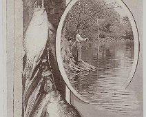 CubaLa2 "A String of 'Em" -Calicoes or SilverBass Caught at Lake Cuba --Wilcox Postcards of Cuba Lake. Thanks to Marlea Ramsey, Carmelita Butts & Hinkle Library of...