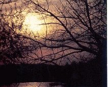 Sunset at Cuba Lake - c. 1982