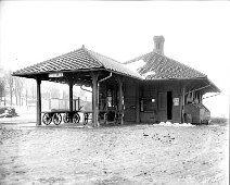 cuba_erie_1909b Another circa 1909 view- Erie Railroad Depot, Cuba, NY. Later became Erie-Lackawanna and was demolished when Conrail took ownership. Photos were submitted by...