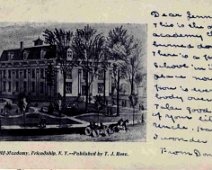 FriendshipAcademy Friendship Academy, Postmarked 11/15/1906