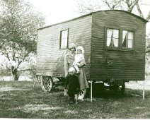 Gelser_trailer1 The homemade trailer was built by William Gelser about 1930. It later was used as housing while Dad attended a welding school at Syracuse New York. The children...