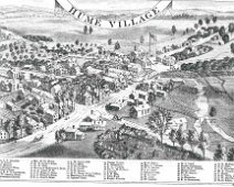 Hume_1895 Village of Hume, NY Map - 1879