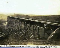 Erie RR Bridge 1908 Erie RR Bridge c.1908 East of Fillmore. Submitted by Jim Gelser.