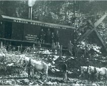 near Rossburg Near Rossburg, Nov-1906 William H. Gelser standing on box. Submitted by Jim Gelser.