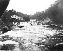 7Wiscoy Falls taken before the dam was built.