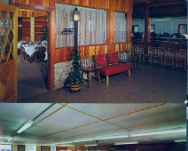 Cow_Palace_2 Upper-Lobby; Lower-Lady Holsteins; Cow Palace Restaurant.; Whitesville,NY 1961circa.