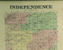 IndependenceTown-North "Atlas of Allegany County New York; From actual Surveys & Official Records Compiled & Published by D. G. Beers & Co.; 95 Maiden Lane, New York - 1869"...