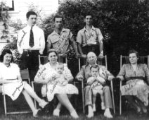 Horace_Taylor_Family Dr. Horace Taylor & Family ca.1941; Seated (L-R) Margaret Taylor Dannheim (wife of William), Alvis Taylor ( [Horace] holding Robert Dannheim), Dr. Horace Taylor...