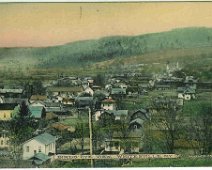 Whitesville Early 1900s 2 A c.1900's Birds Eye View of Whitesville. From postcard owned by Bill Howden of Wellsville, NY.