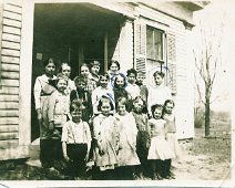 Marshall School 1921 "Attached is a photo of Marshall School 1921/1922. Circled were the children of Fred H. Gleason. Leonard, Mildred, and Marian. I have no idea who the rest of...