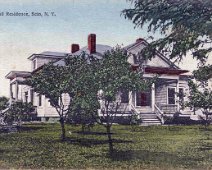 Hull Residence-Scio,NY Hull Residence, Scio NY - hand colored; postmarked 1913 Collection of Dan Nicholson.