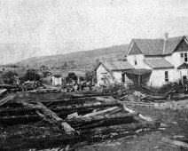 Scio area farm-1920 uly 1920 Cyclone at Delbert Doan Farm, Vandermark Road - Near Scio,NY from Wellsville Daily Reporter "Remember When", 5/16/1985