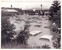 ChevroletDealership Chevrolet Dealership beside Dyke Creek, under water Photo by Dick Neal