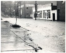 FassettLake East Fassett Street from railroad tracks to Main Street becomes "Fassett Lake" Photo by Dick Neal