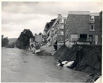 HospitalCollapse Damage done, the Genesee River plots a new coarse. Photo by Dick Neal