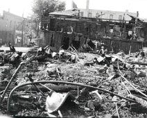 1921LoderFire-2 In 1921 a devastating fire occurred in the corner area of Loder Street and Pearl Street. Collection of Don Baldwin.