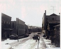 c.1960 Where City Hall Stood Site of Old City Hall, now West Madison Street...late 1950s. Collection of Don Baldwin.