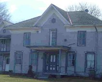 Crowner House 3 and another.. From the April 2010 Issue of Newsletter, Thelma Rogers Genealogical & Historical Society of Wellsville, NY; by Mary Rhodes. Photos by Mary Rhodes...