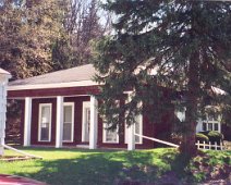 McCarty-Macken House3 2003 Photo taken of the home by Jane Pinney at its present location on Cummings Circle