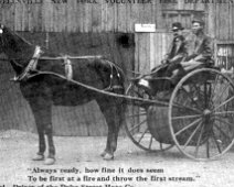 Always Ready-first stream "Always Ready" - Horse-drawn hose of Dyke Street Hose Company, which originally belonged to Duke Hose Company. From Pennysaver "Remember When"; Submitted by Bob...