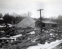 Lunns log yard March 1947