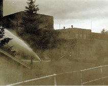 Pumping out the Water & Light Plant June 1946