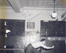 1-Vic Connors 1944 Bowling in Wellsville Worthington League #1 - Vic Connors....the approach These pictures and information submitted by Elizabeth Burdick of Jericho Hill...