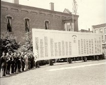 Wall of Honor-Wlsv Wellsville Honor Roll, "Wall of Honor" - Submitted by Mary Rhodes, Town Historian. Original Photo is from archives of, and may be viewed at, Town of Wellsville...