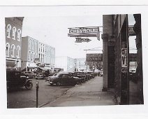 Wellsville NY Main St Chevy Service 2 Another shot of Main Street, Wellsville 9/10/1951Sign points to Chevy Garage when located in area now parking lot for Giant Food. Thanks to Sharing by Marlea...