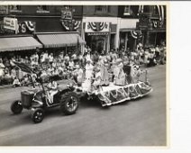 royal neighbors float 1 Float during Wellsville Centennial Parade; Royal Neighbors of America, Wellsville Camp. Submitted by Marlea Ramsey Robbins