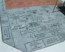 AWalk27 Dedicated blocks at the base of Community Clock